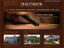 Tablet Screenshot of isothentik-savoie.fr